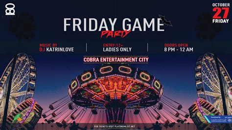 cobra entertainment city tickets